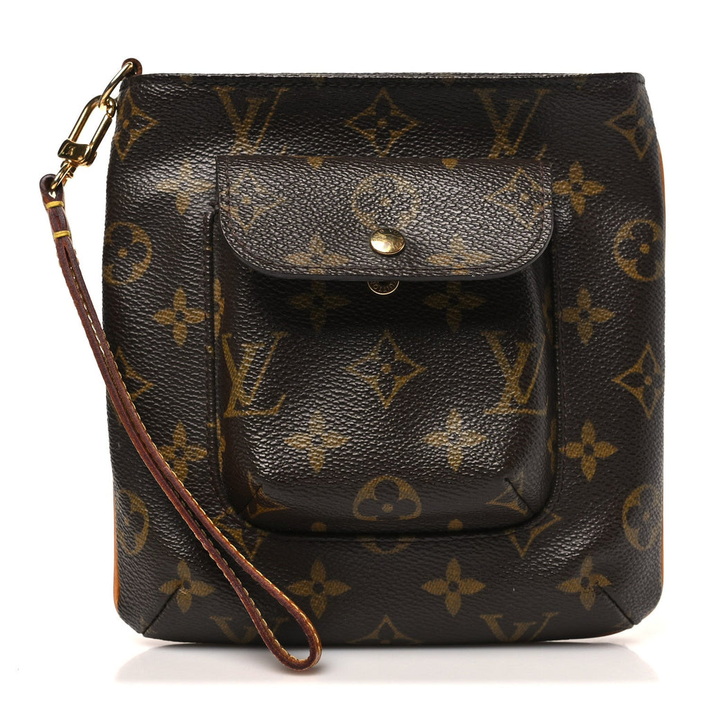 Monogram Partition Wristlet
