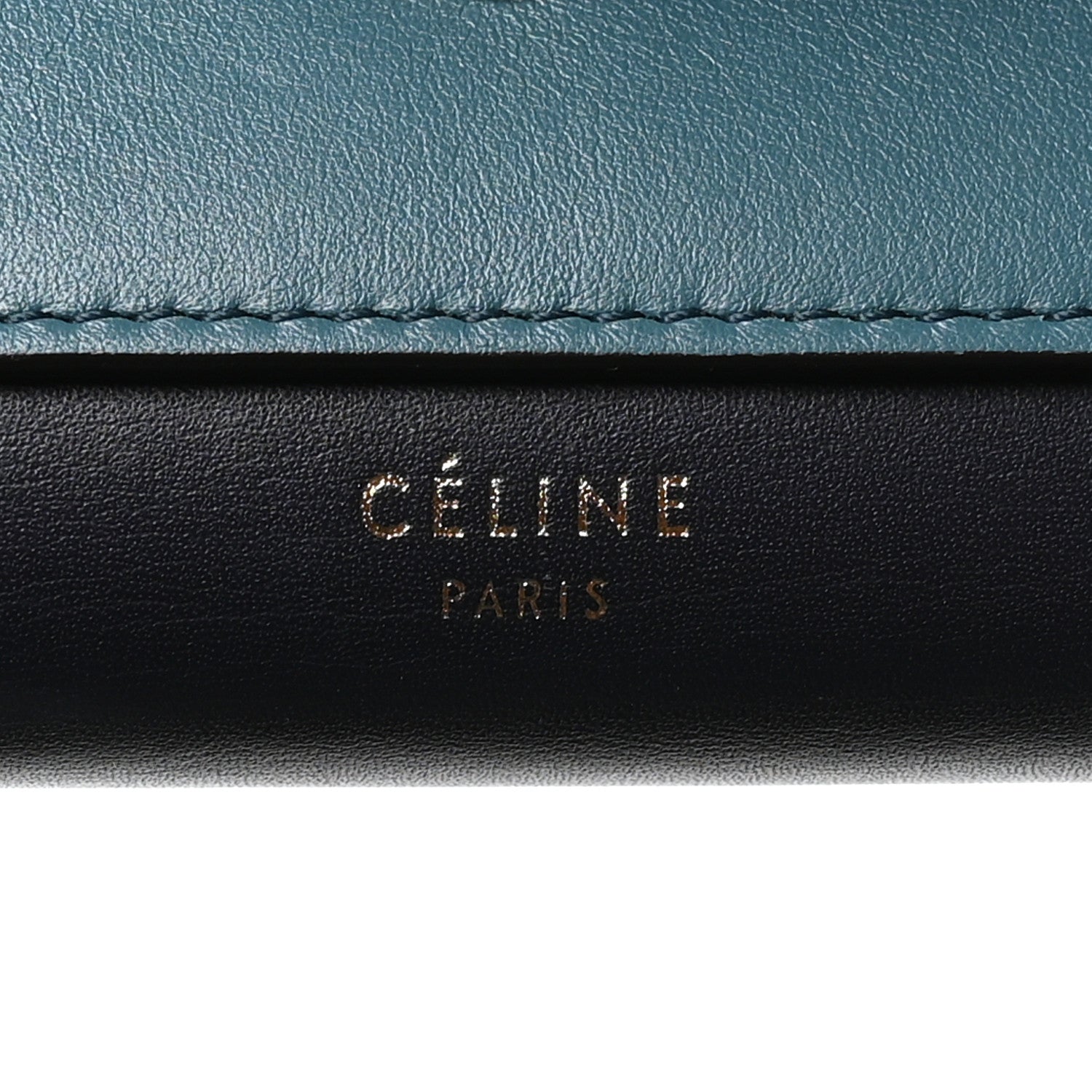 Liege Calfskin Pocket Tri-Fold Multifunction Envelope Flap Wallet Mineral Multicolor