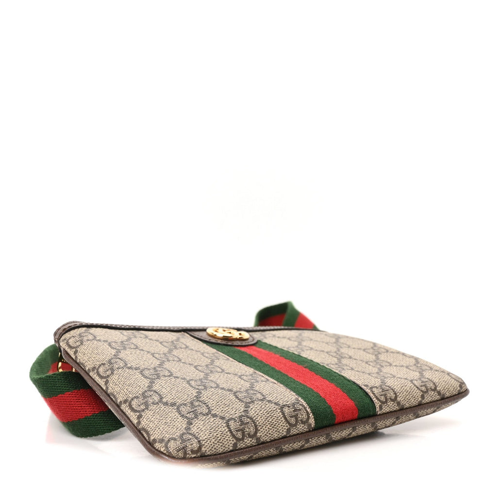 GG Supreme Monogram Web Ophidia Utility Belt Bag 85 34 Beige Ebony New Acero