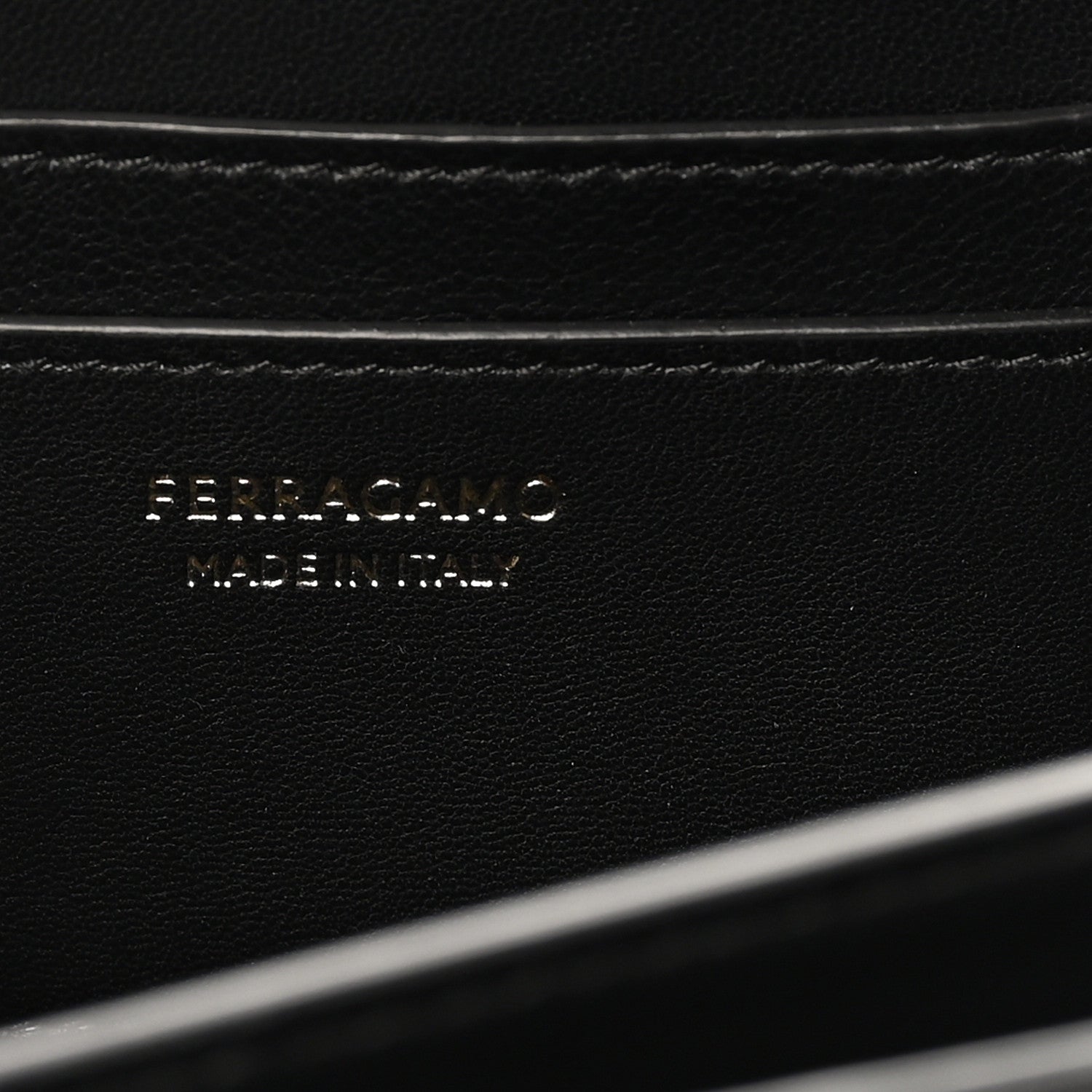 Dappled Calfskin Small Fiamma Crossbody Bag  Black