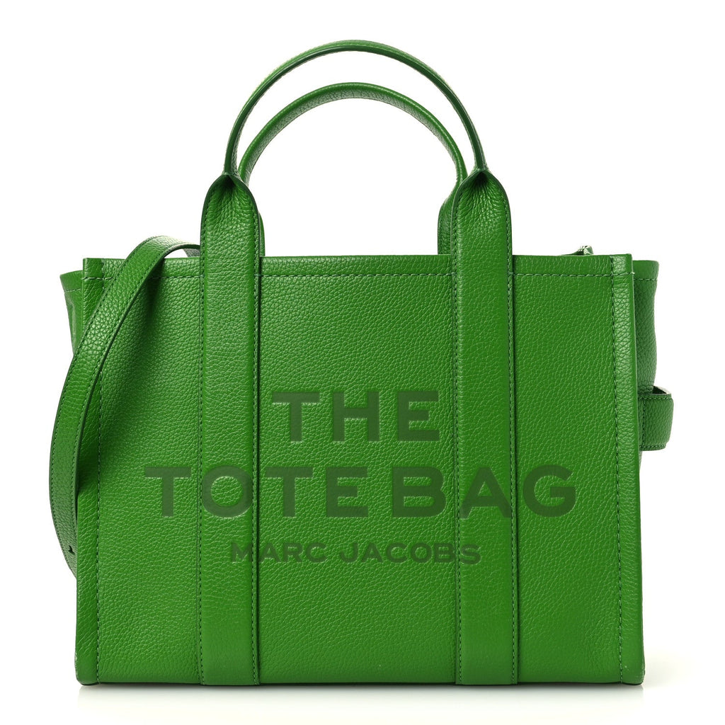 Grained Calfskin Medium The Tote Bag Kiwi