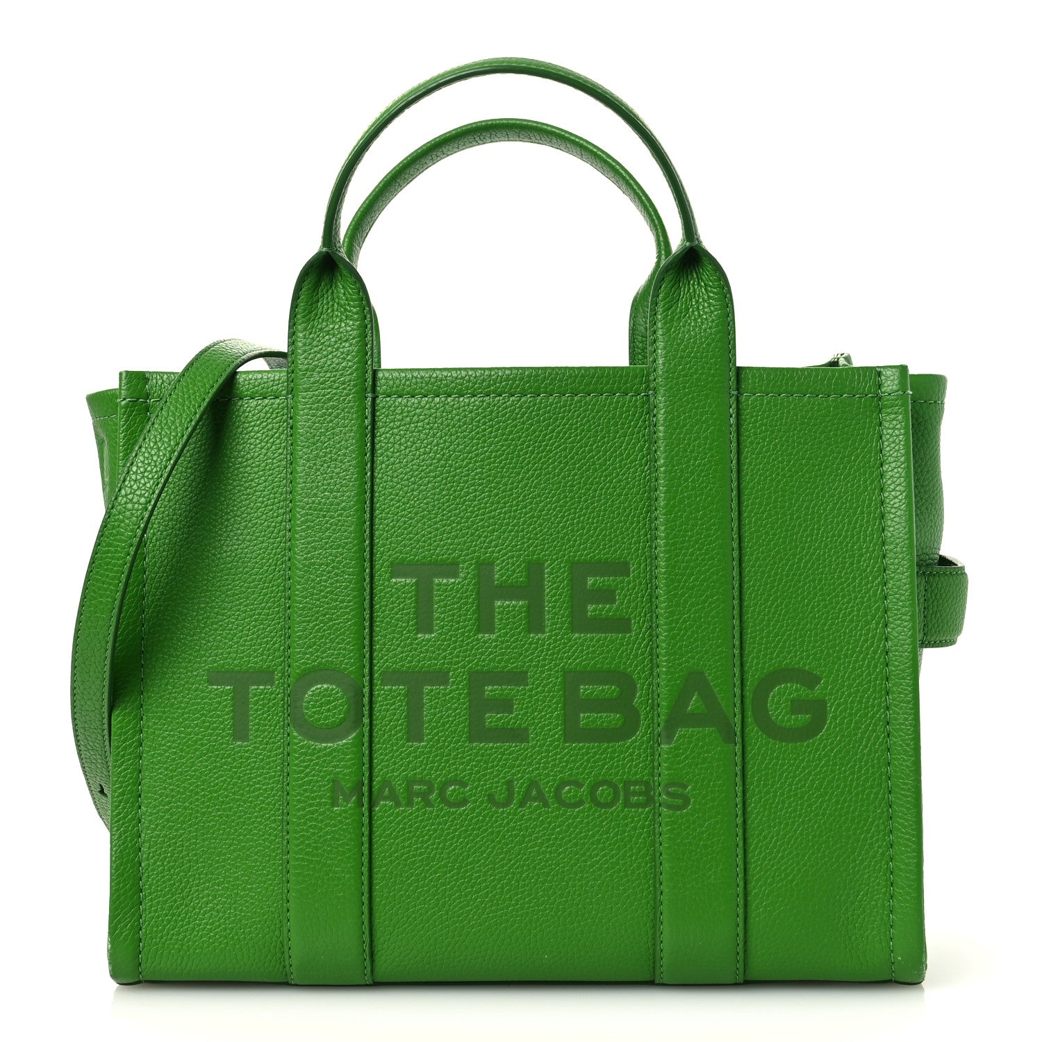 Grained Calfskin Medium The Tote Bag Kiwi