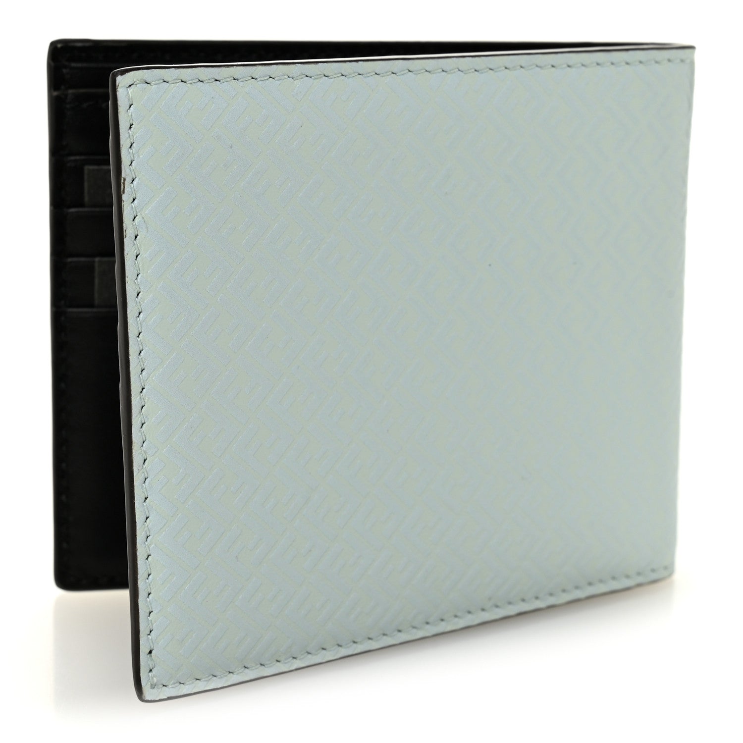 Vitello Grace Micro FF Embossed Bi-Fold Wallet Baleari