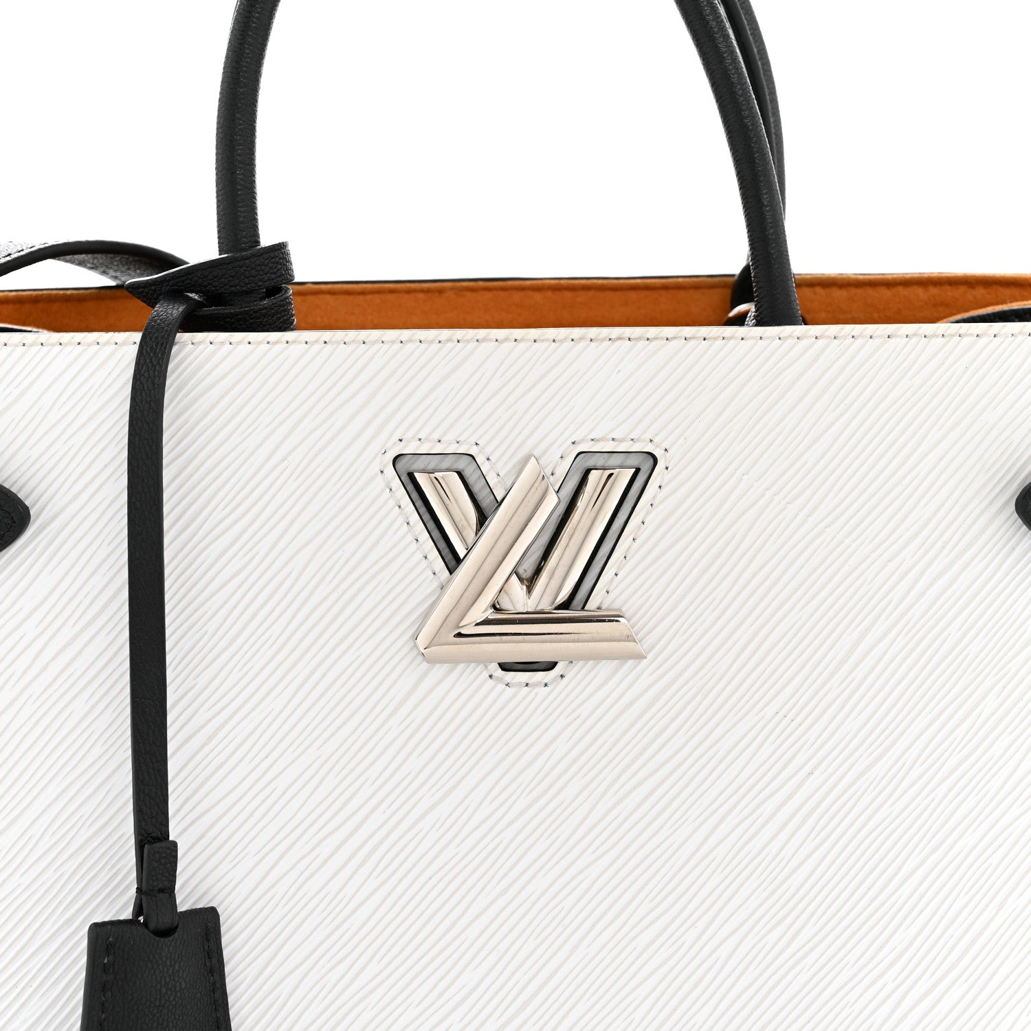 Epi Twist Tote White