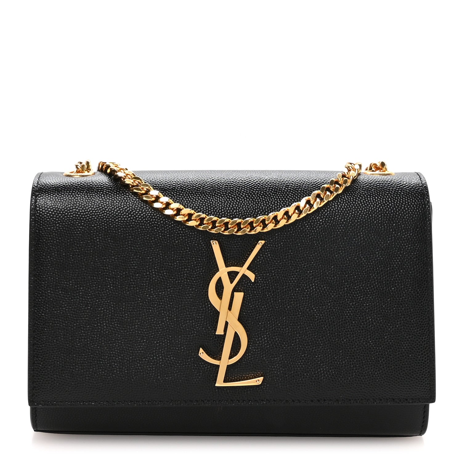 Grain De Poudre Small Monogram Kate Satchel Black