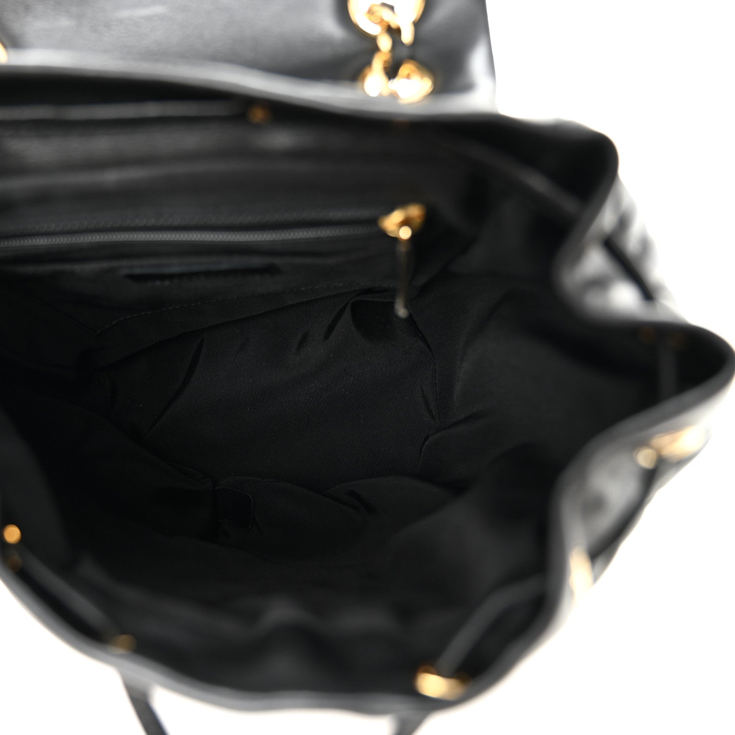 Lambskin Quilted Small Urban Spirit Backpack Black