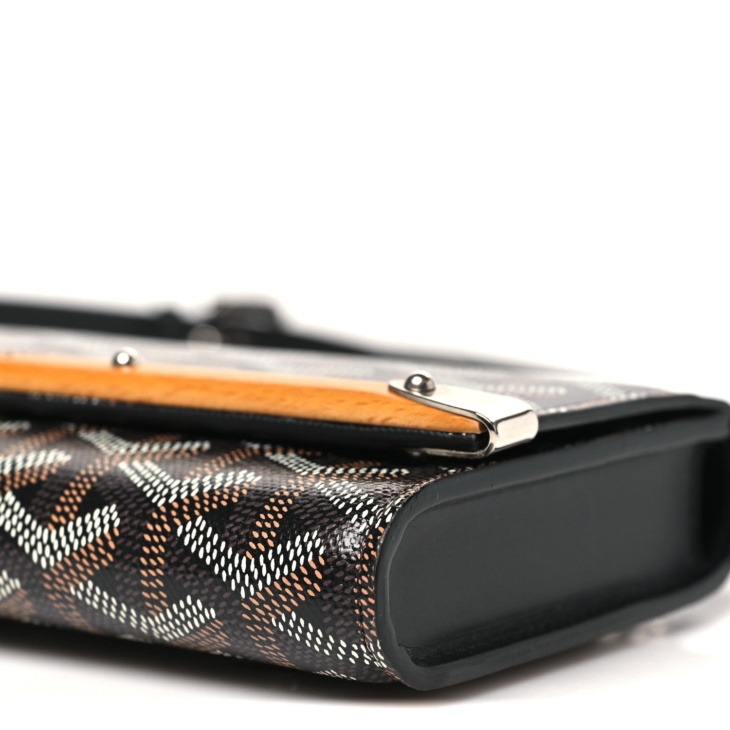 Goyardine Monte Carlo Mini Phone Case Black