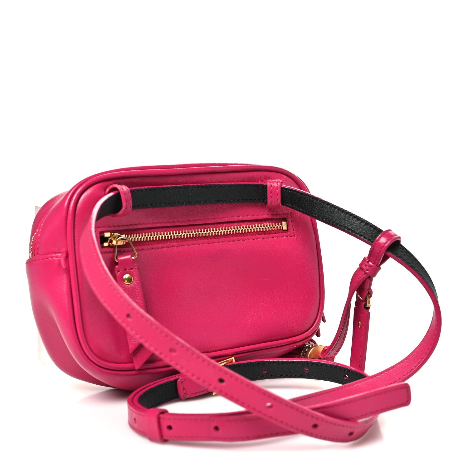 Calfskin Matelasse Monogram Lou Belt Bag Bright Pink
