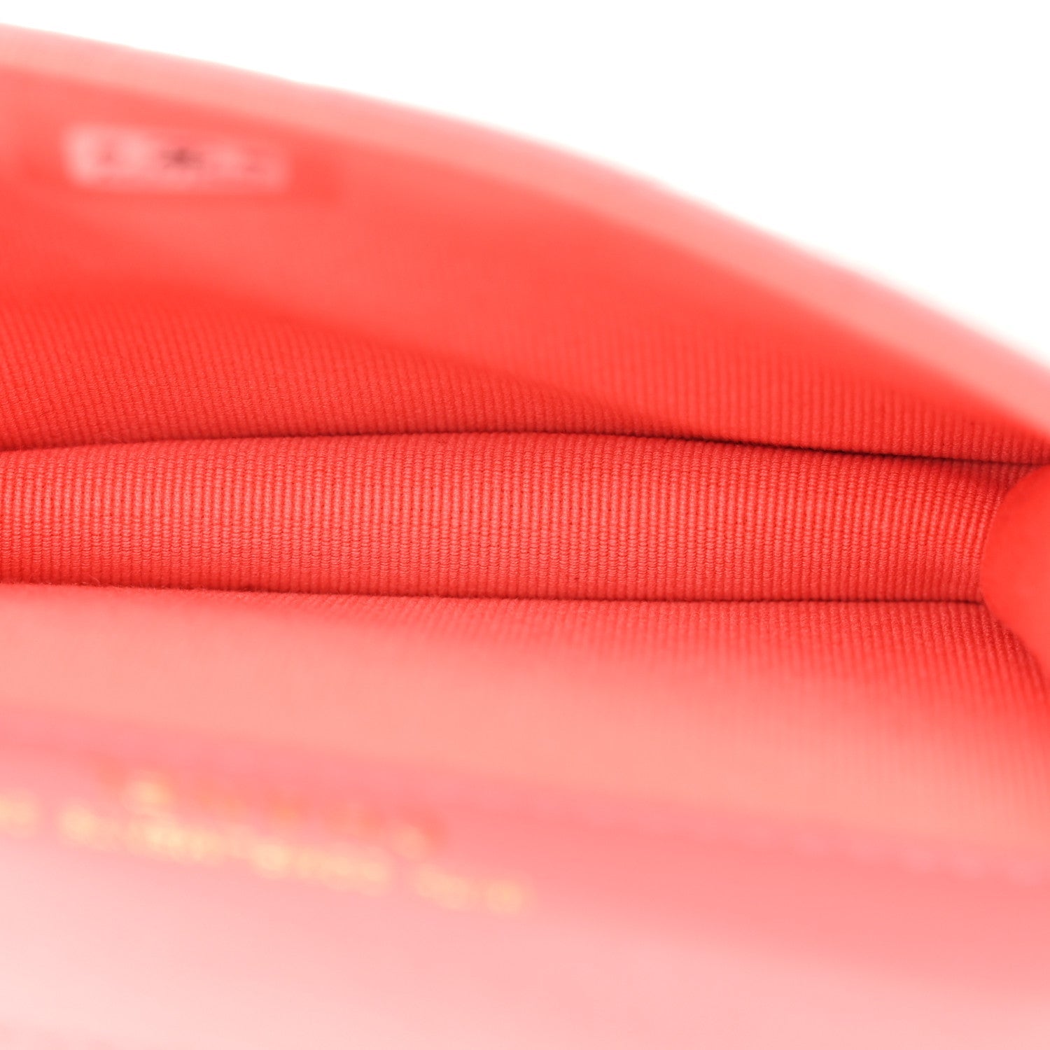 Shiny Lambskin Quilted  Holder On Chain Pink