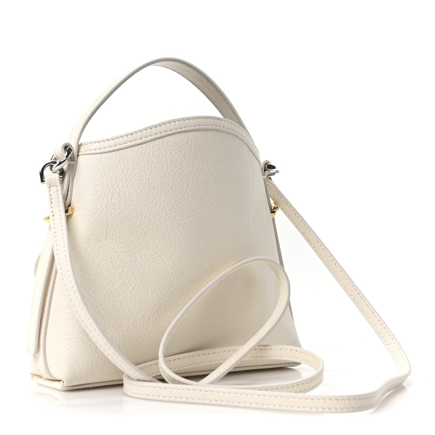 Calfskin Nano Voyou Bag White
