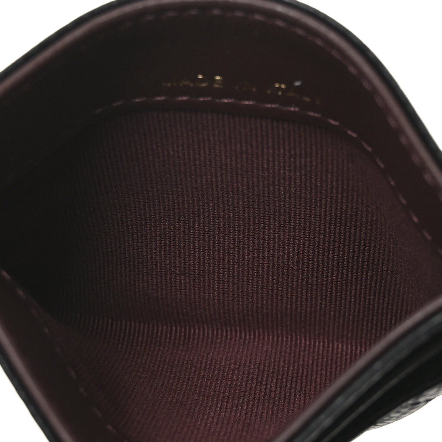 Caviar Quilted  Holder Black