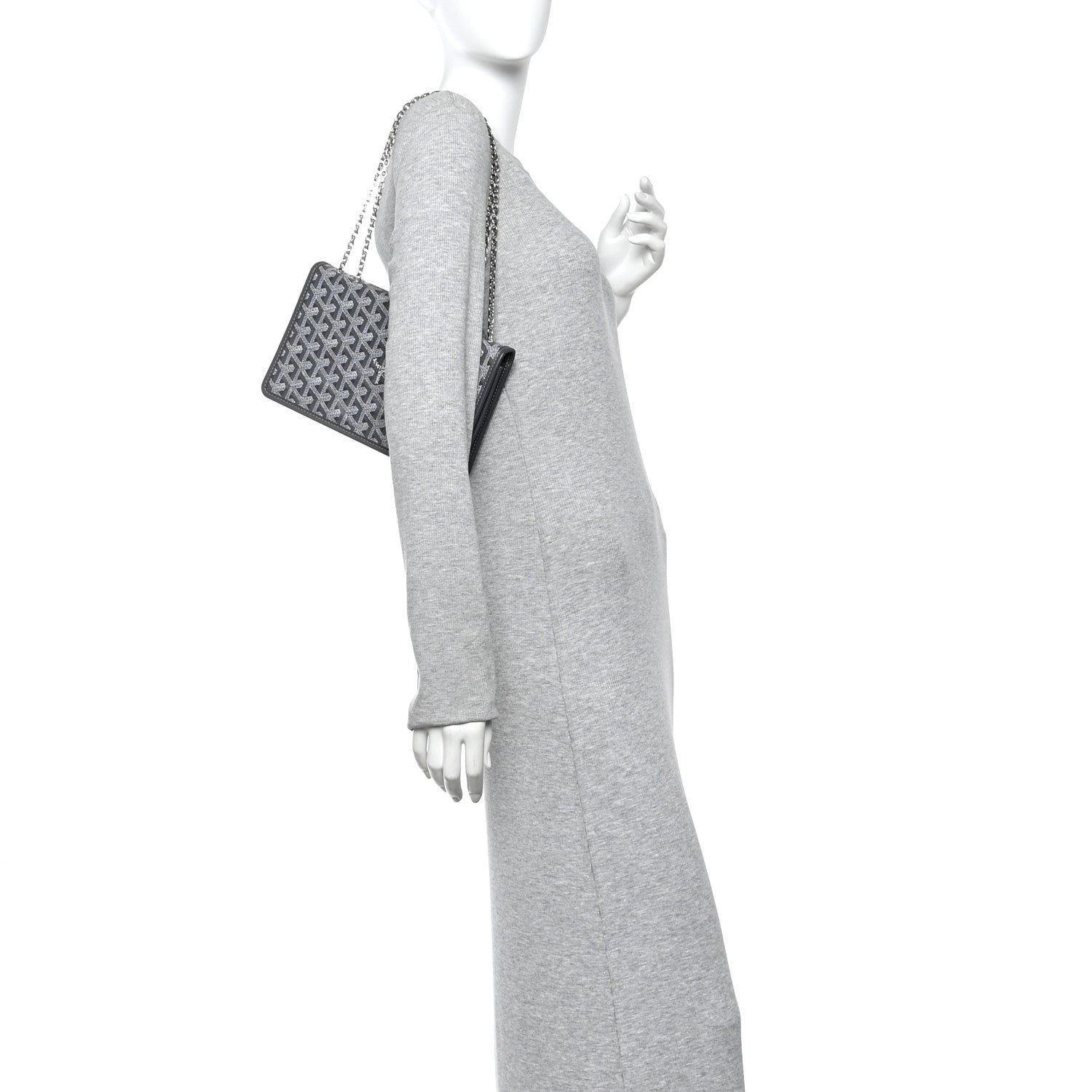 Goyardine Alexandre III Bag Grey