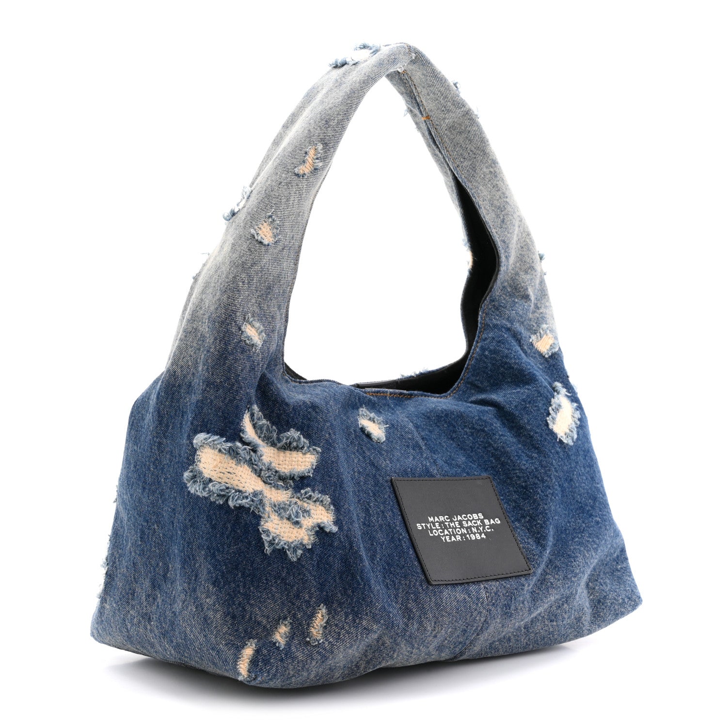 Denim The Rip and Repair The Sack Bag Punk Indigo