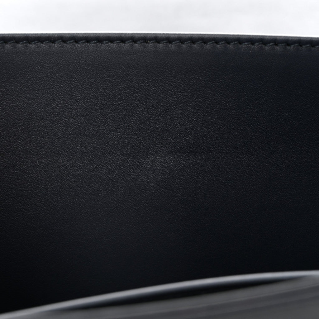 Lambskin Quilted Le Maillon Satchel Marine