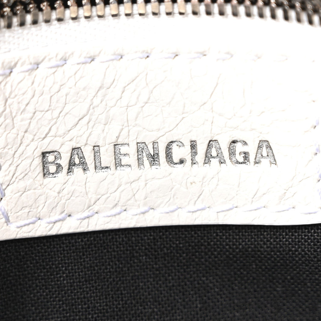 Agneau Arena Neo Cagole Handbag XS Optic White