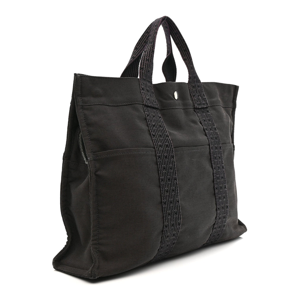Canvas Herline MM Tote Grey