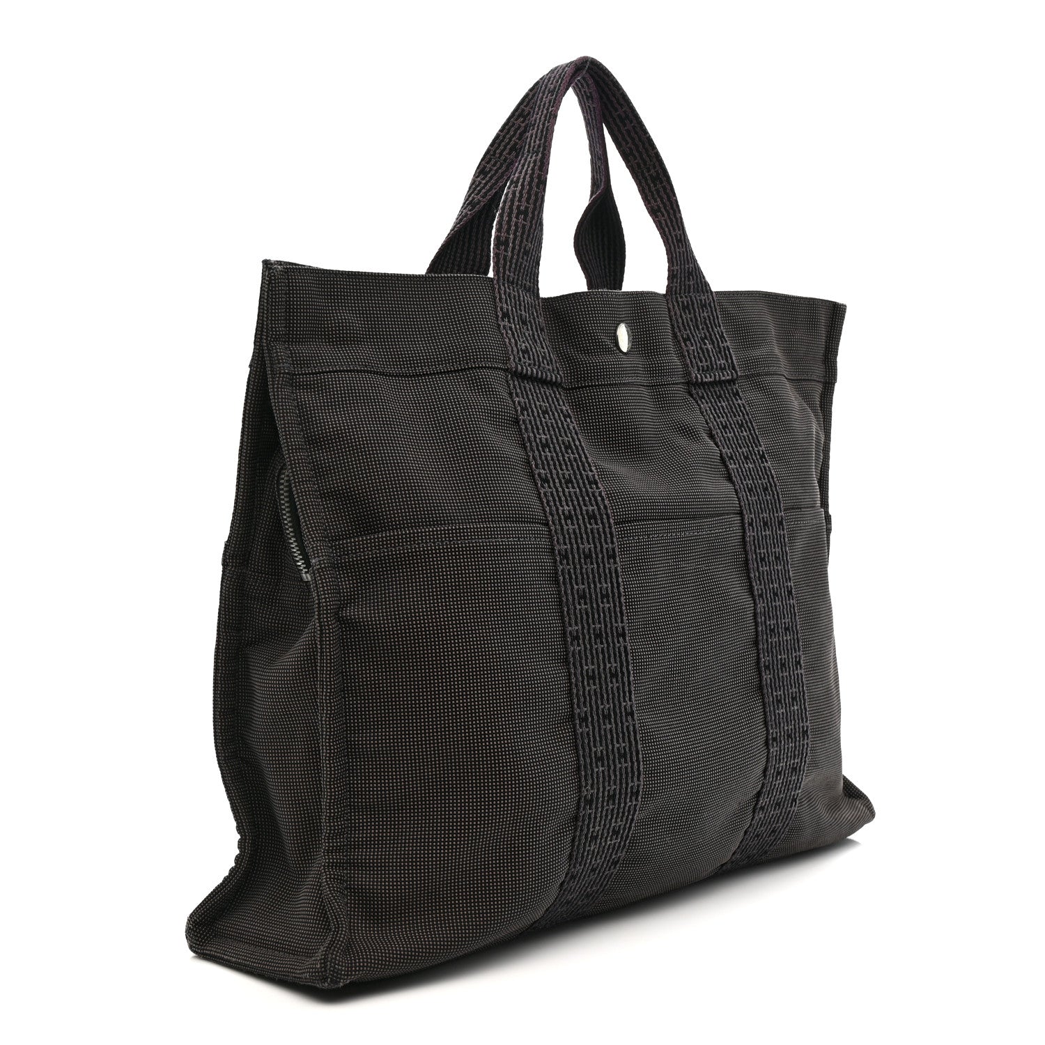Canvas Herline MM Tote Grey