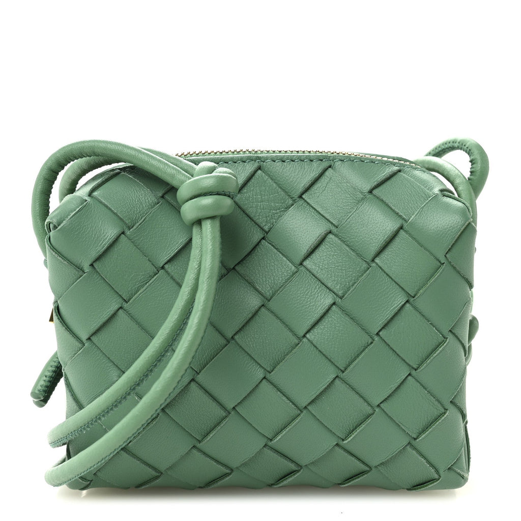 Nappa Intrecciato Candy Loop Camera Bag Mermaid
