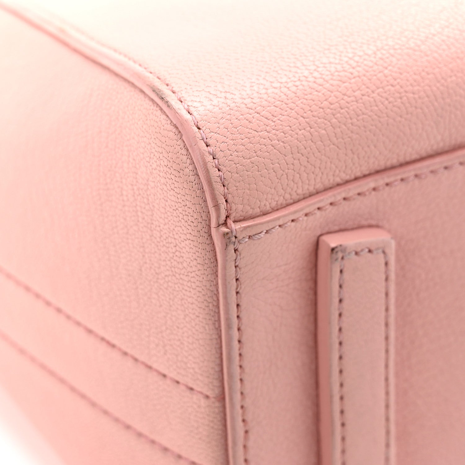 Sugar Goatskin Mini Antigona Bright Pink