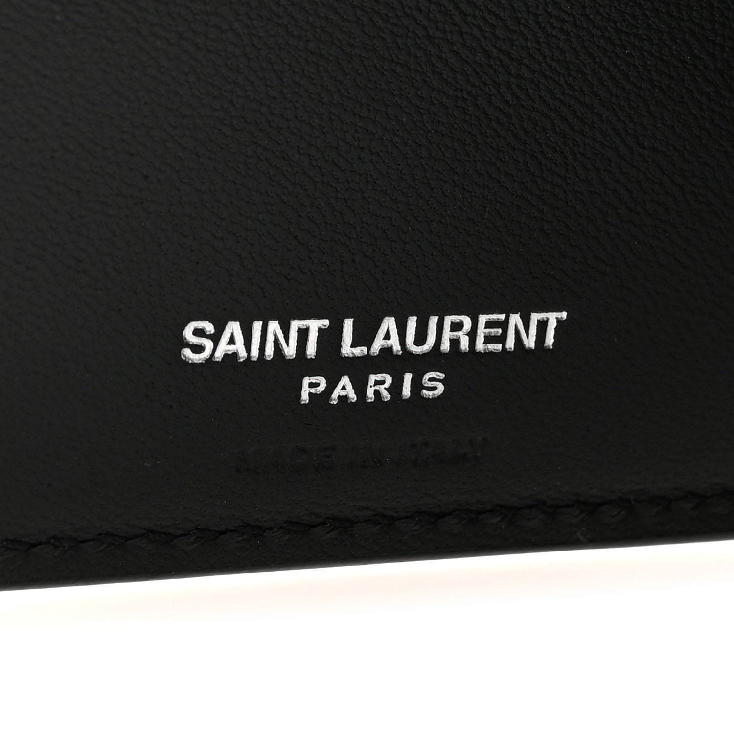 Nubuk Crocodile Embossed Monogram East West Wallet Black