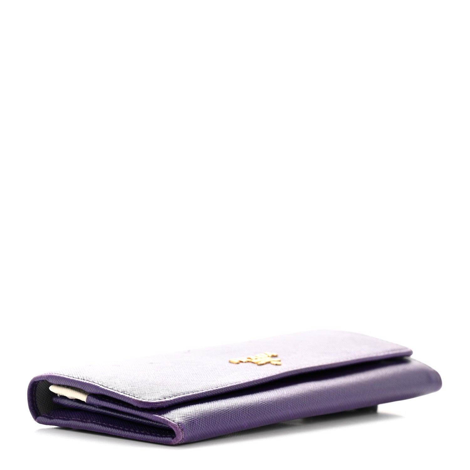 Saffiano Lux Continental Flap Travel Wallet Viola Multicolor