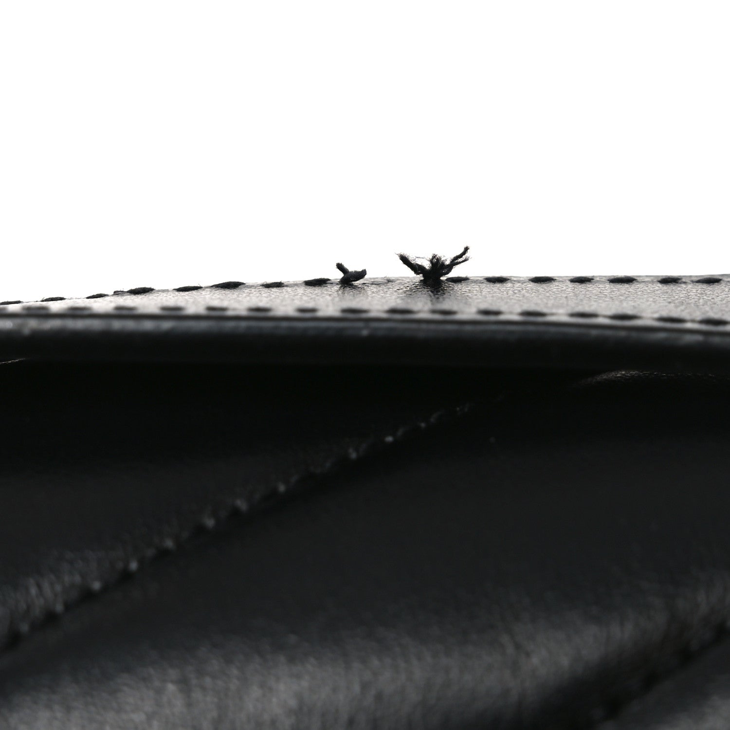 Calfskin Y Quilted Monogram Monochrome Medium Loulou Chain Satchel Black