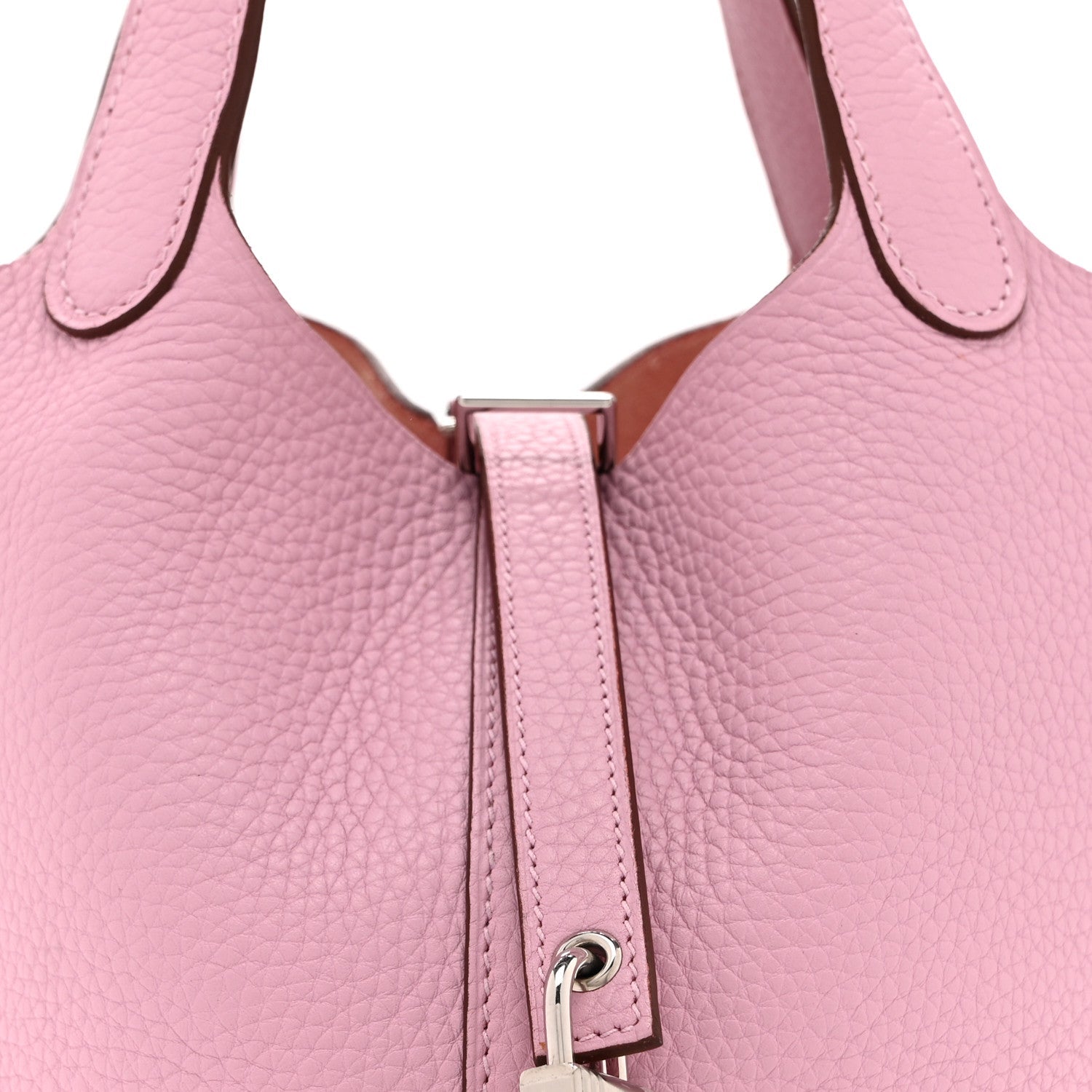 Taurillon Clemence Picotin Lock 18 PM Mauve Sylvestre