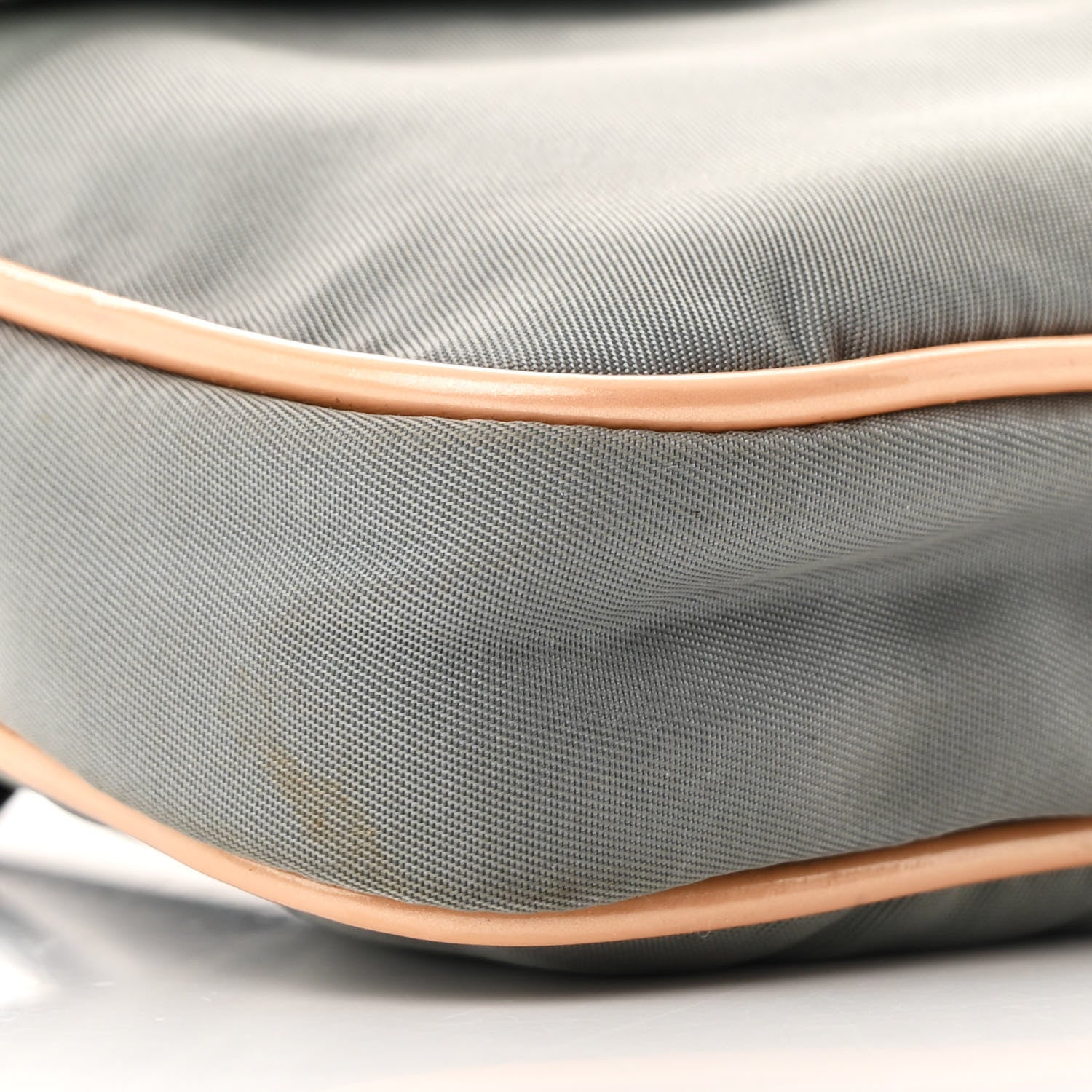 Nylon Vernice Belt Bag Pink Gray