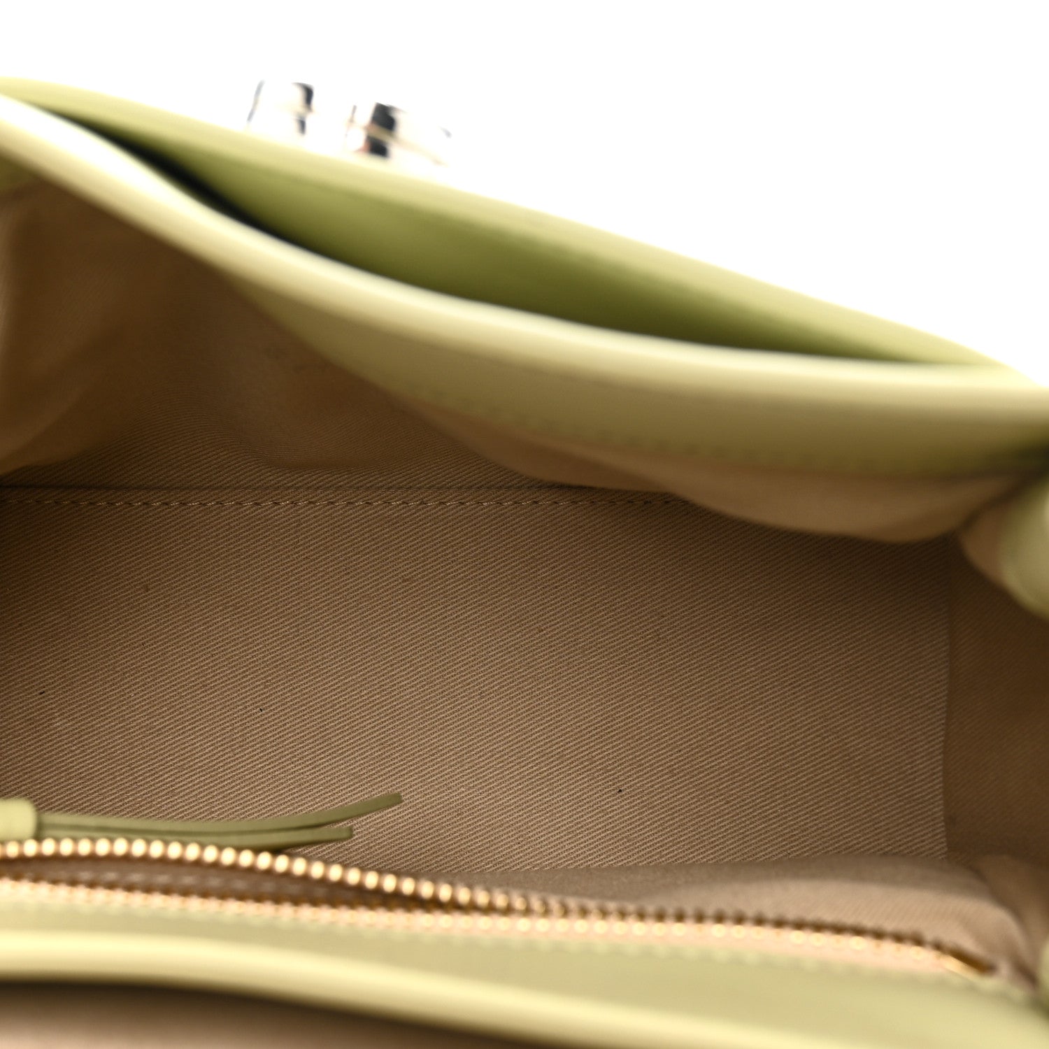 Calfskin Mini Tess Day Bag Light Eucalyptus