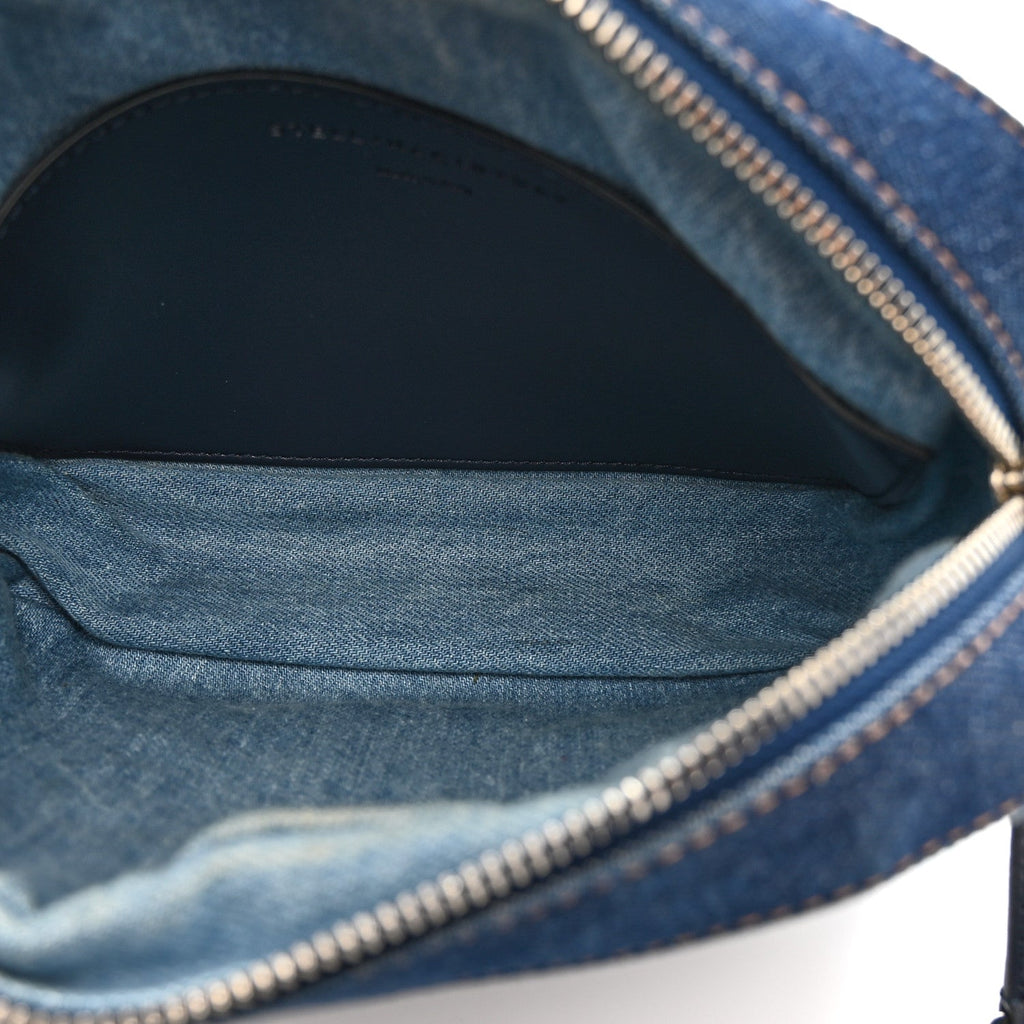 Eco Alter Denim Logo Small Camera Bag Orion Blue
