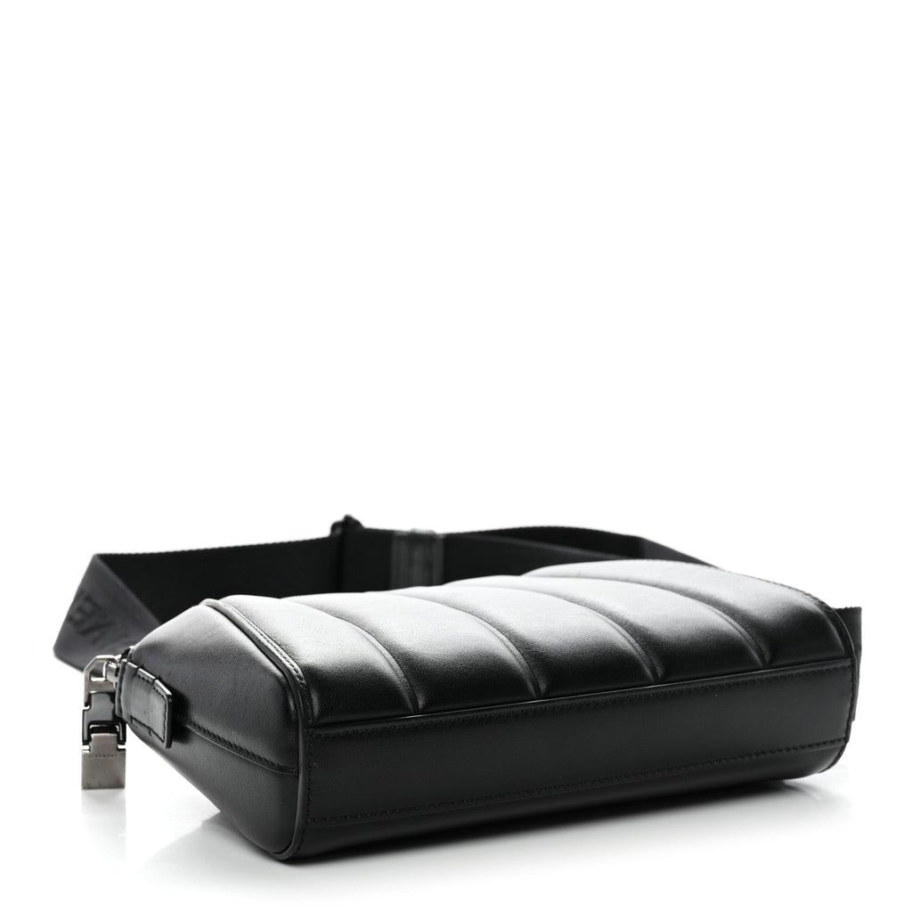 Lambskin Antigona U Padded Crossbody Bag Black