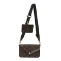 Monogram Felicie Strap & Go Kaki