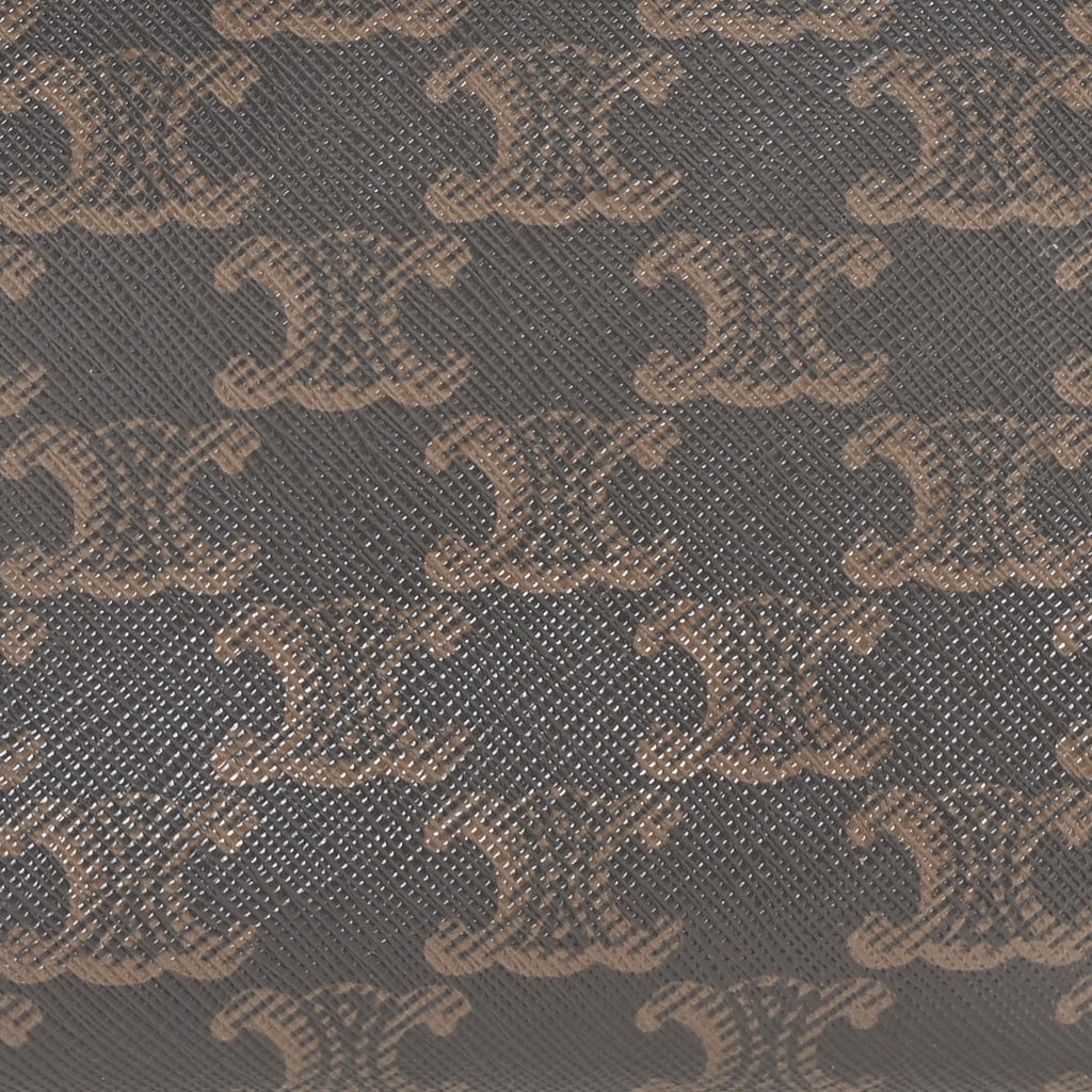 Triomphe Canvas Calfskin Mini Vertical Cabas Tan