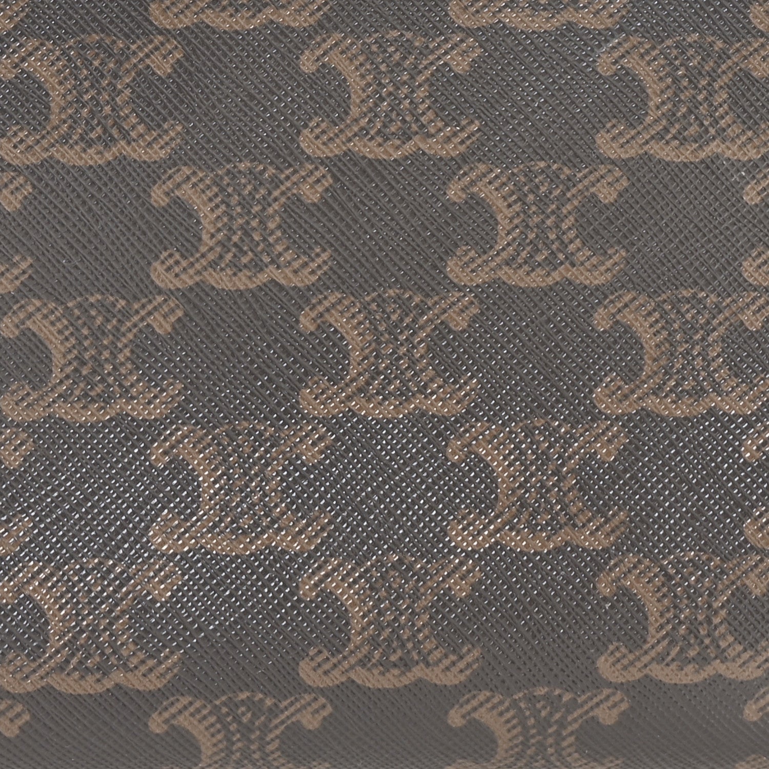 Triomphe Canvas Calfskin Mini Vertical Cabas Tan