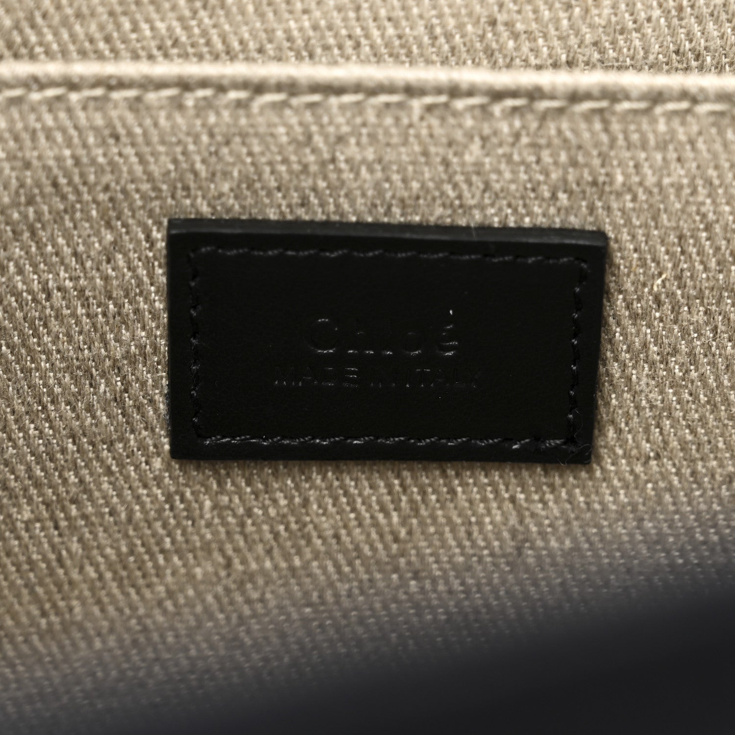 Calfskin Linen Medium Woody Tote Deep Denim