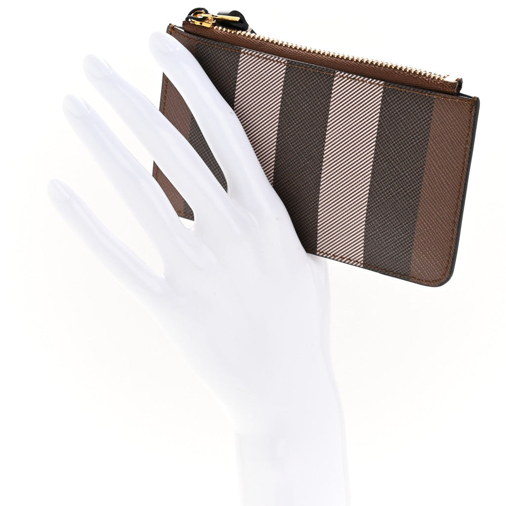 Kelbrook Exaggerated Check Canvas  Case Birch Brown