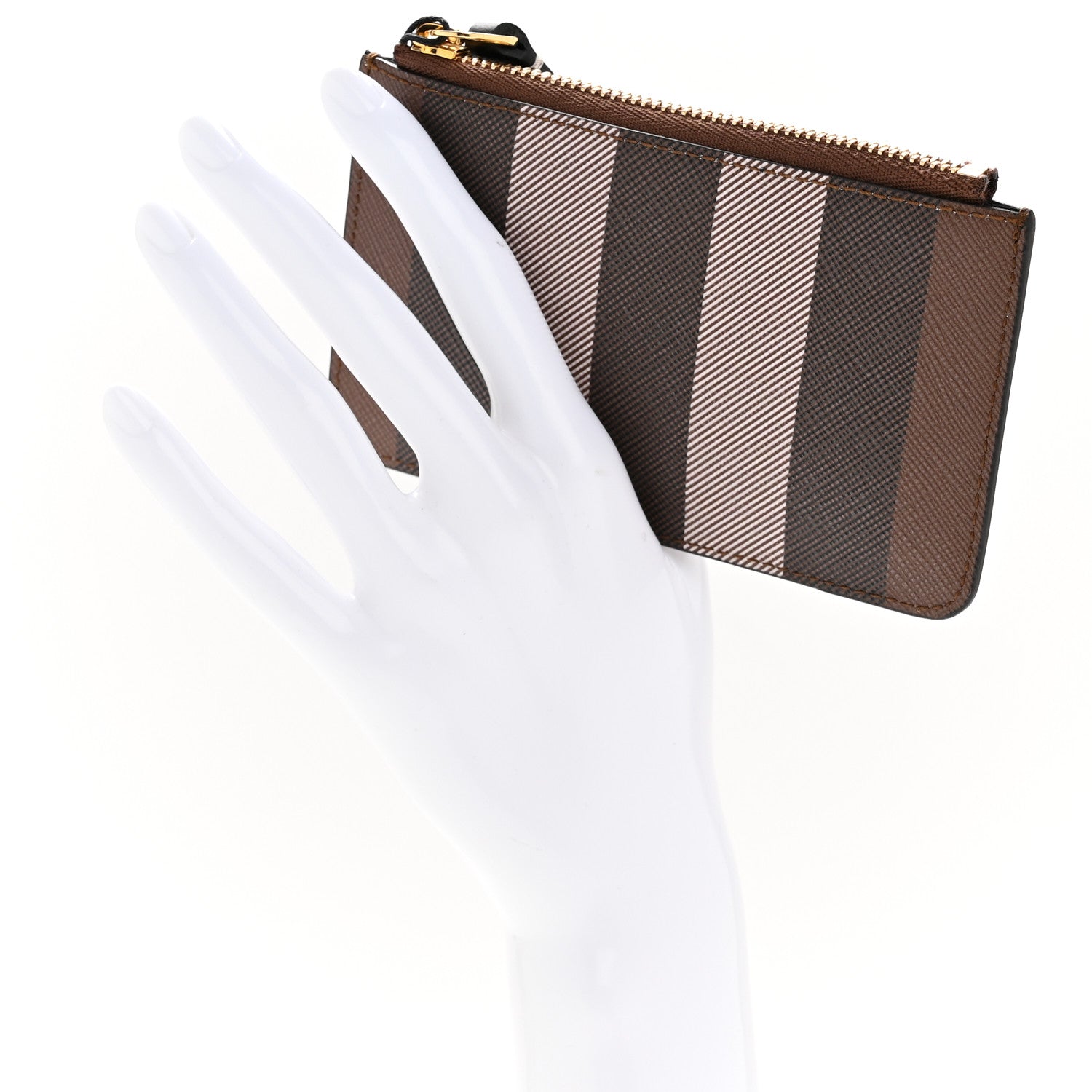 Kelbrook Exaggerated Check Canvas  Case Birch Brown