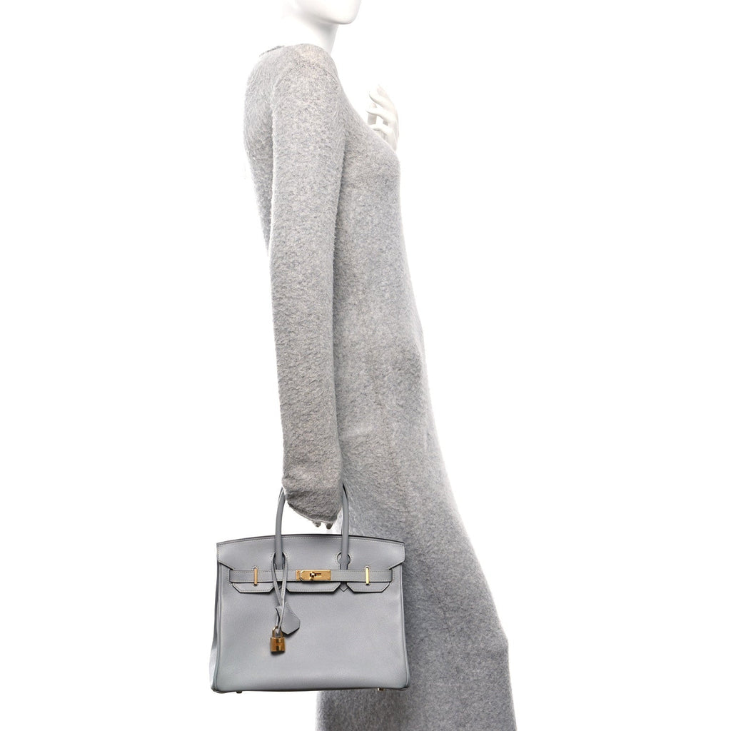 Epsom BIRKIN 30 Gris Mouette