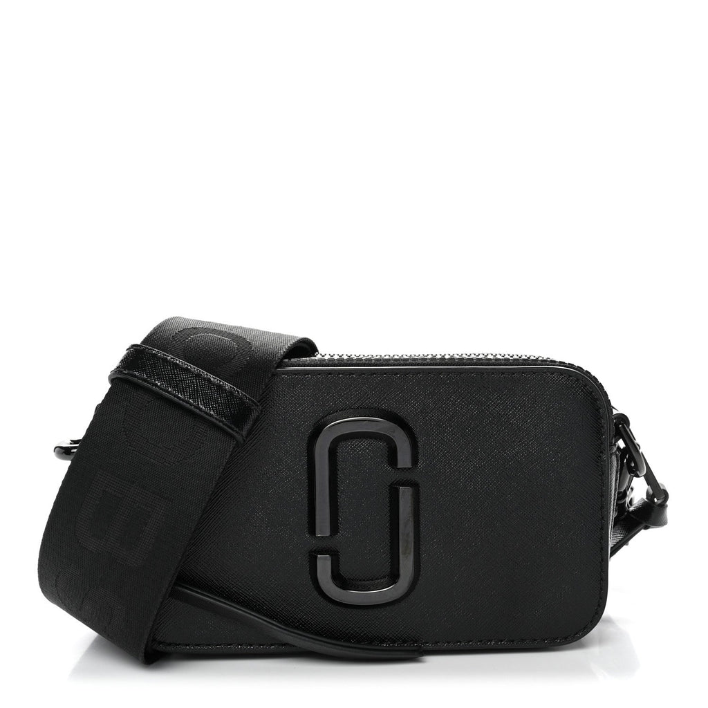Saffiano Snapshot Camera Bag Black