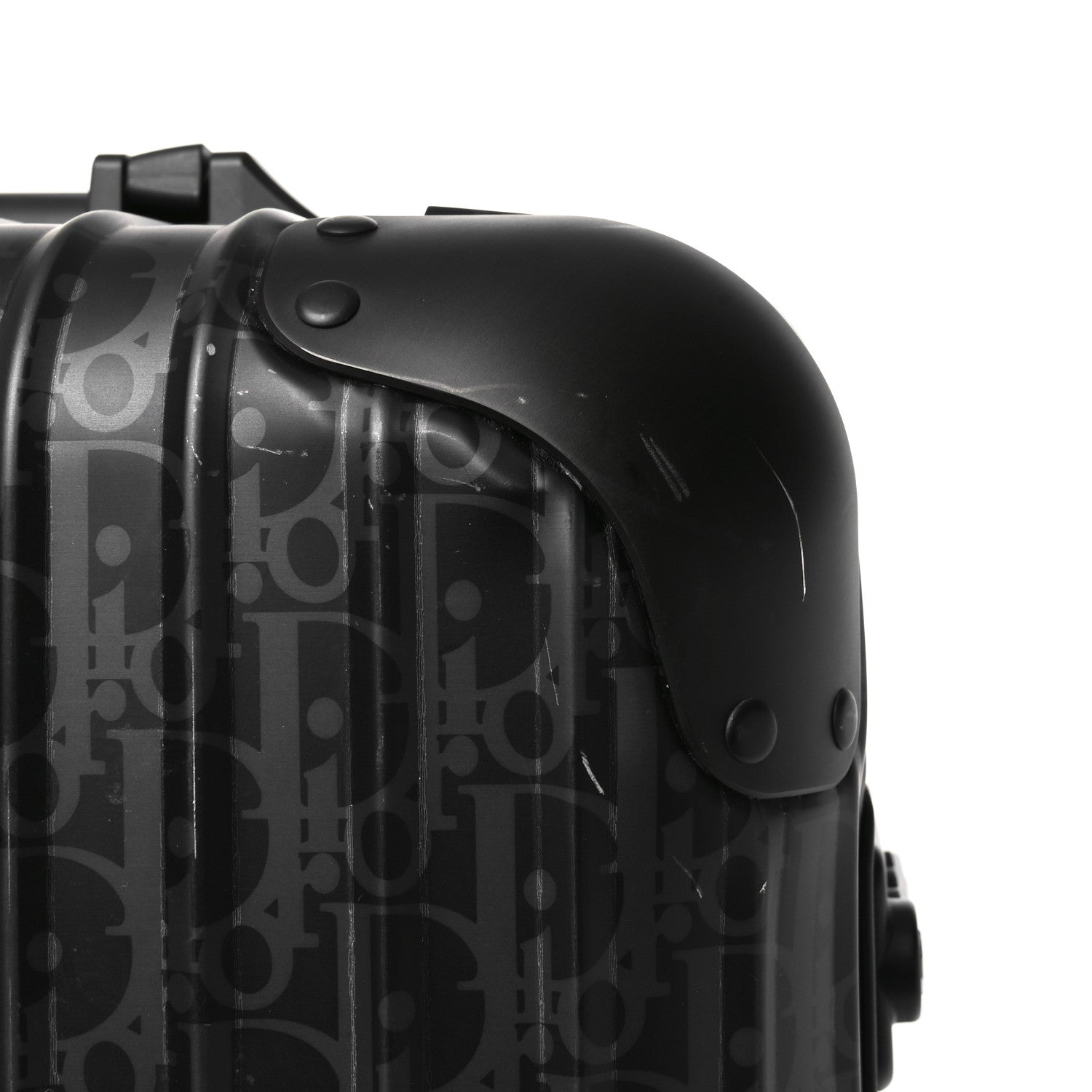 X RIMOWA Aluminum Gradient Original Cabin Luggage Black