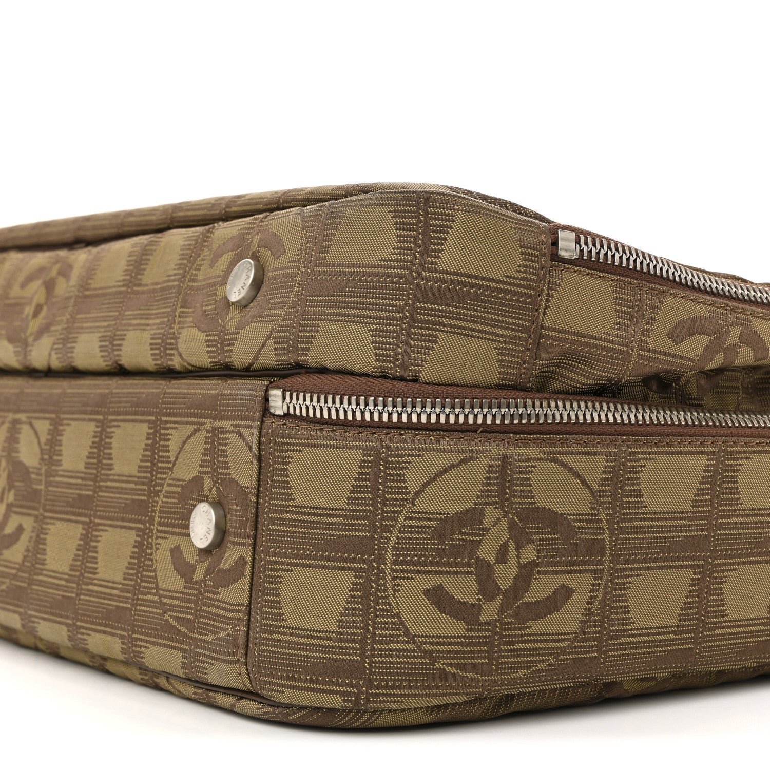 Nylon Travel Laptop Briefcase Khaki