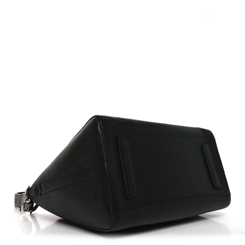 Sugar Goatskin Medium Antigona Black
