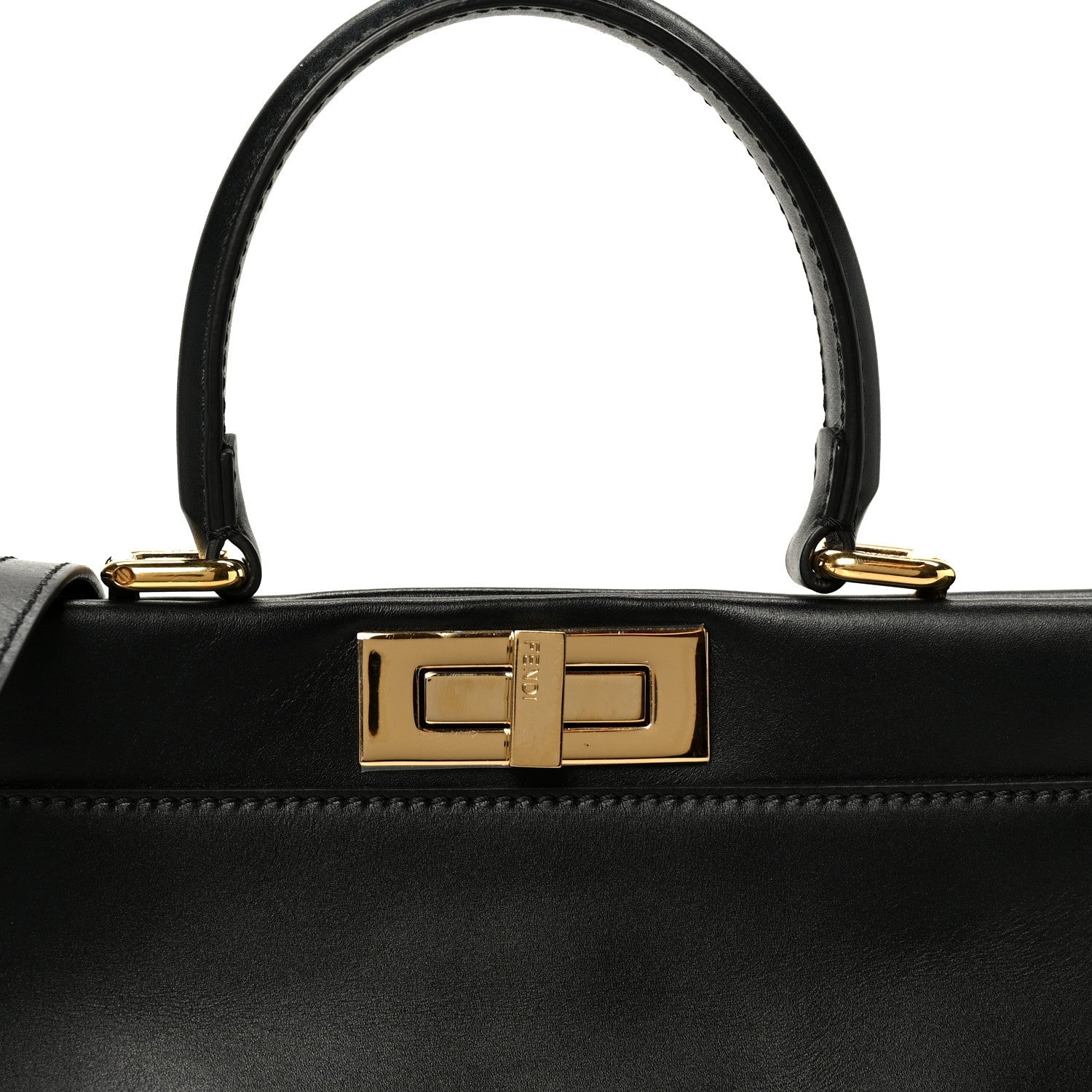 Vitello Morgan Fabric Jacquard Pequin Medium Peekaboo Iconic Satchel Black Tobacco
