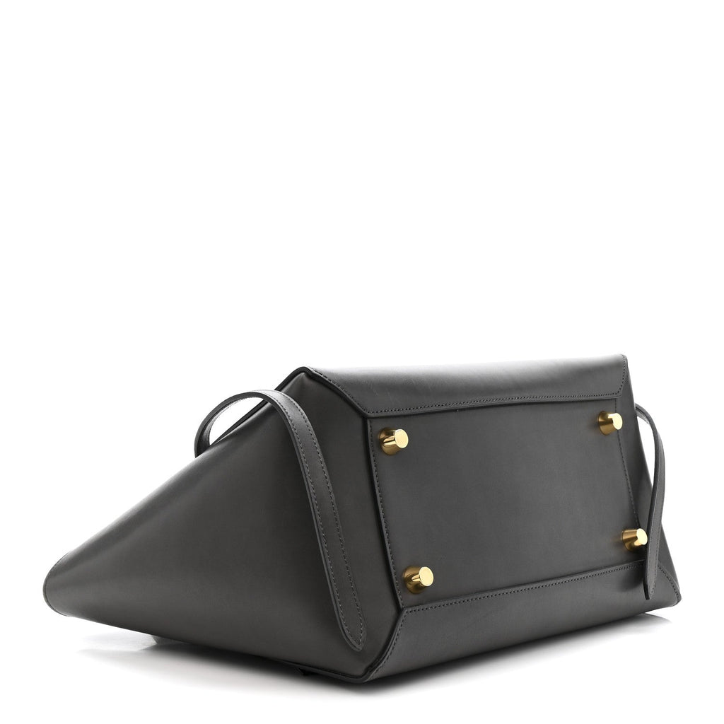 Smooth Calfskin Mini Belt Bag Grey