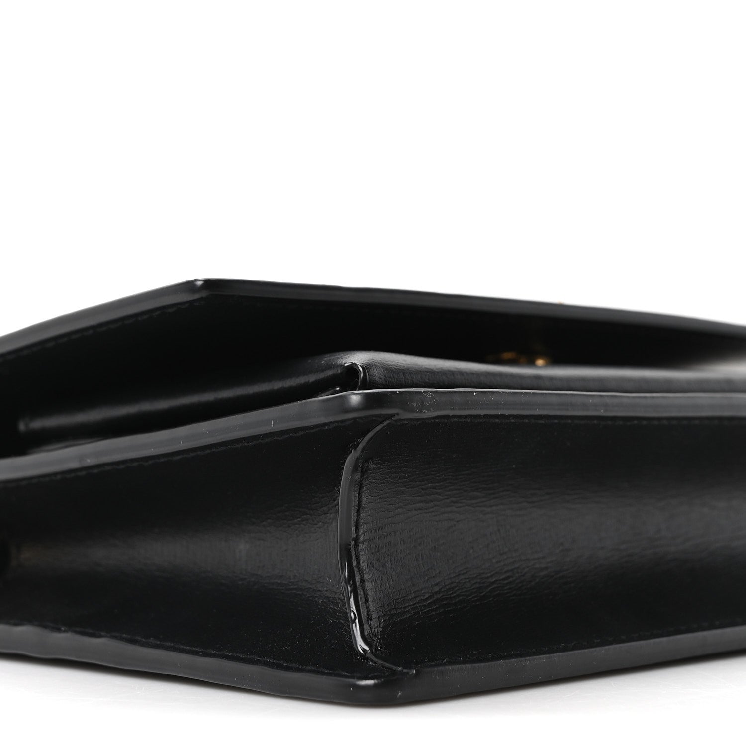 Calfskin Monogram Sunset Chain Wallet Black