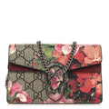 GG Supreme Monogram Blooms Super Mini Dionysus Shoulder Bag Beige Multicolor Dry Rose