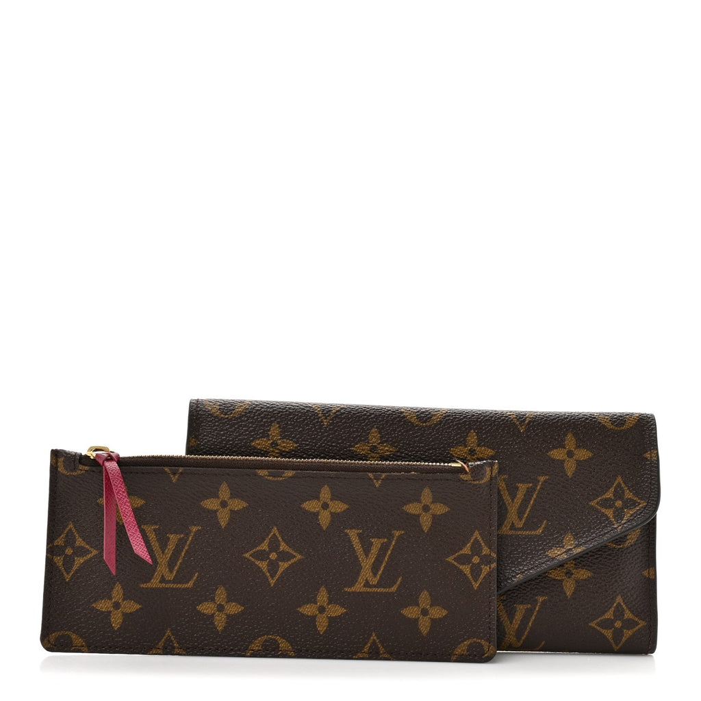 Monogram Josephine Wallet Fuchsia