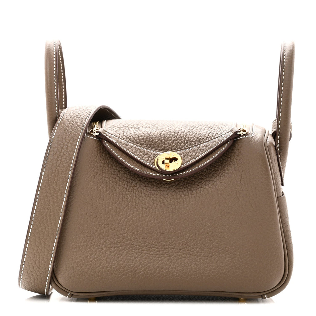 Taurillon Clemence Mini Lindy 20 Etoupe