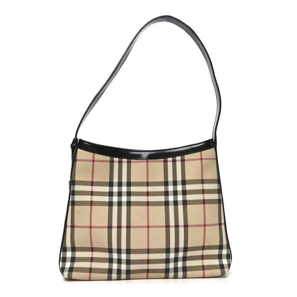 Vintage Check Shoulder Bag Black