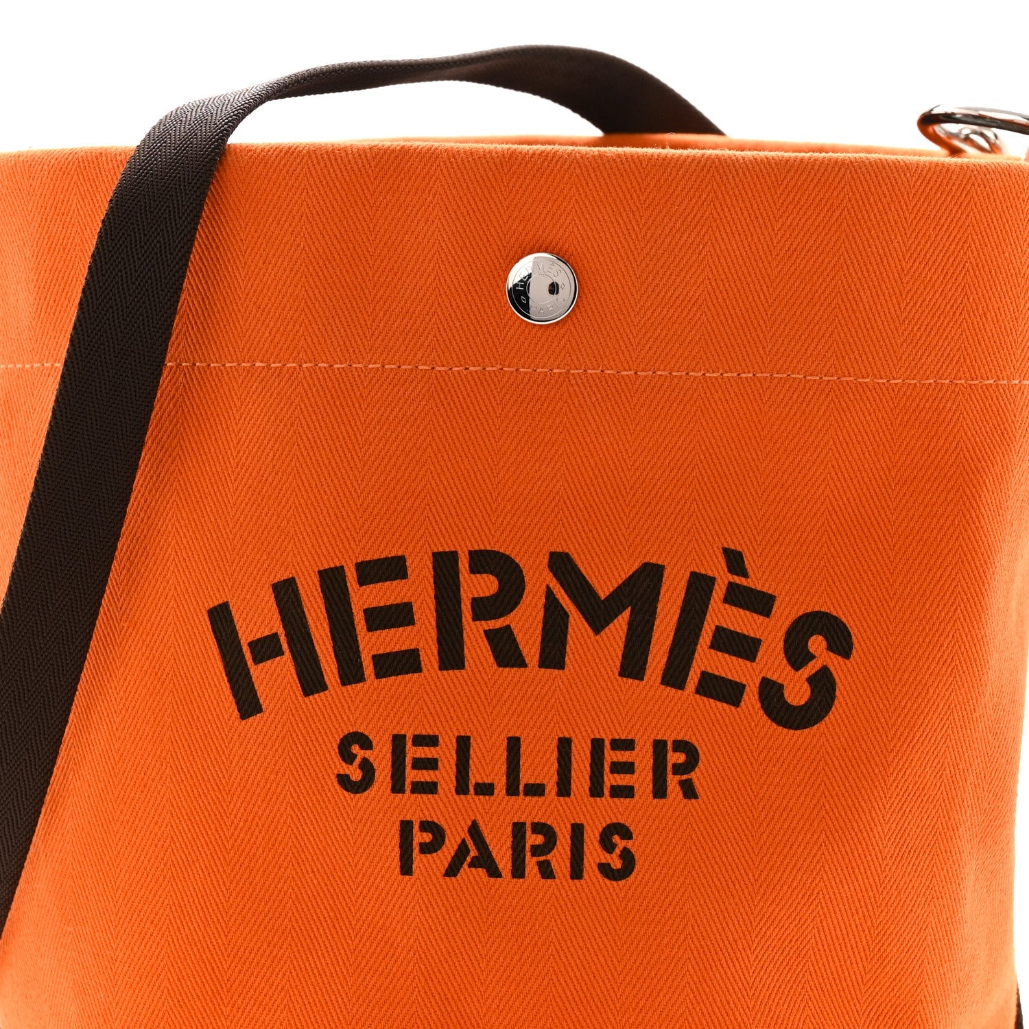 Toile Natural Barenia Sac De Pansage Grooming Bag Orange Kaki